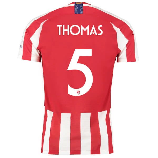 Thailande Maillot Football Atlético Madrid NO.5 Thomas Domicile 2019-20 Rouge
